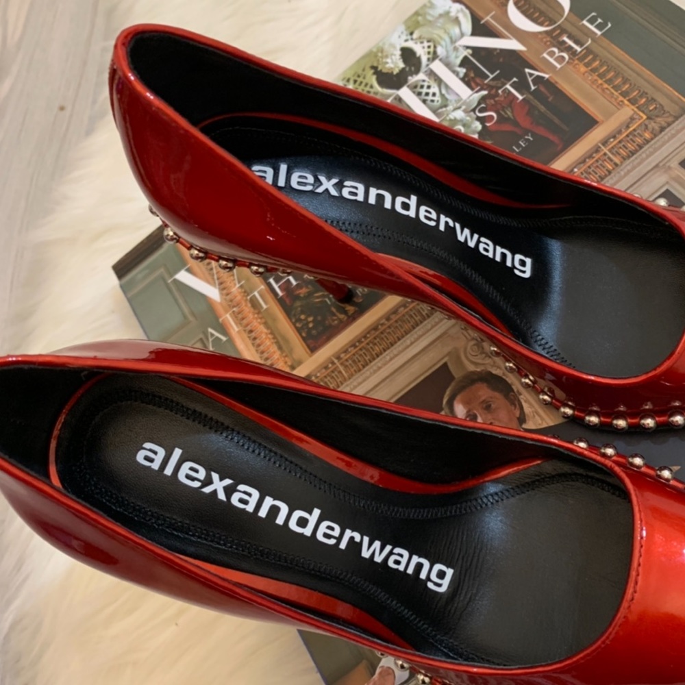 SOLD Alexander Wang Rie Studded Pumps Heels - Picture 12 of 15